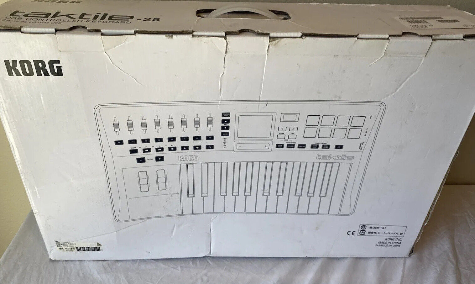 KORG TAKTILE-25 MIDI Keyboard 25 With Box - Fresh Stock Dated February 2026