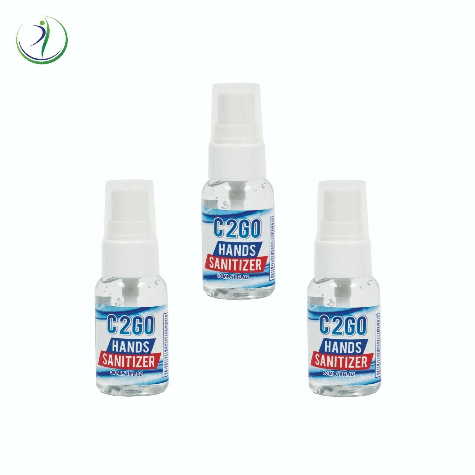20 Hand Sanitizer 70% Alcohol Gel Disinfectant Cleaner Antimicrobial Pump Spray - Fresh Stock Dated February 2026