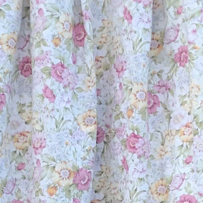 Vintage 90s Floral Pastel Cottage Core Quilted Maxi Skirt Romantic Women's 8/10 - Fresh Stock Dated March 2026