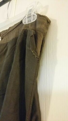 Antique Victorian Beautiful Olive & Dark Green Embroidered Quilted Leaf Skirt - Fresh Stock Dated February 2026