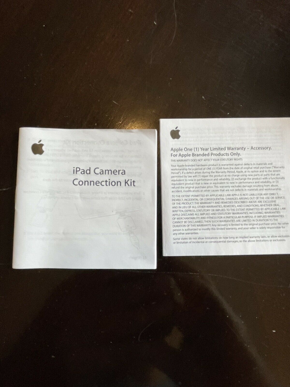 Genuine Apple iPad Camera Connection Kit MC531ZM/A (A1362 & A1358) New - Fresh Stock Dated February 2026