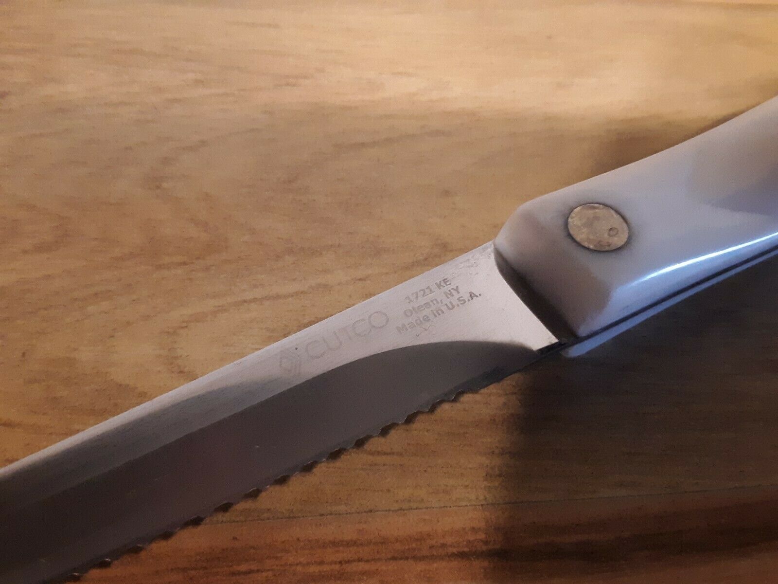 CUTCO Trimmer Utility Knife Pearl Handle Steak Prep Tomato Slicer - Fresh Stock Dated December 2025