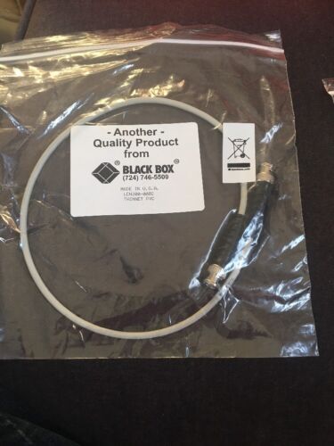 Lot Of 7 New BLACK BOX THIN NET RG58 COAX CABLE LCN300-0002 - Fresh Stock Dated December 2025