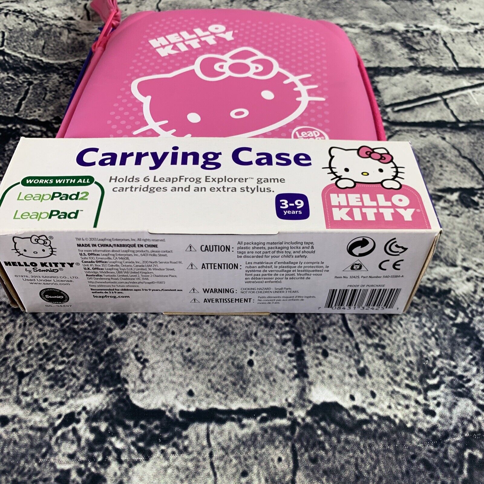 Hello Kitty LeapPad Explorer Carrying Case Fits LeapPad/LeapPad2 Pink - Fresh Stock Dated February 2026