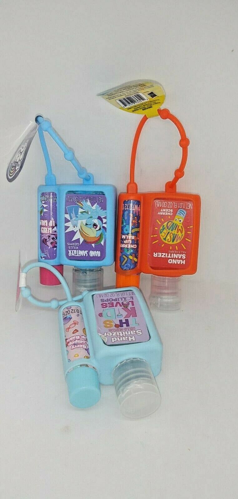 Lot Of 3 Hand Sanitizer & Lip Balm For Kids Combo - Fresh Stock Dated February 2026