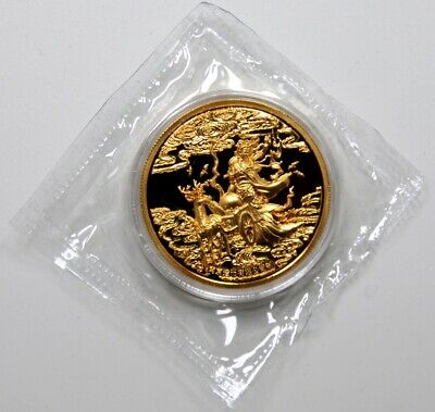 China 2016 Legend of Chinese God Series God of Longevity 壽星 Brass Medal 40mm COA - Fresh Stock Dated February 2026