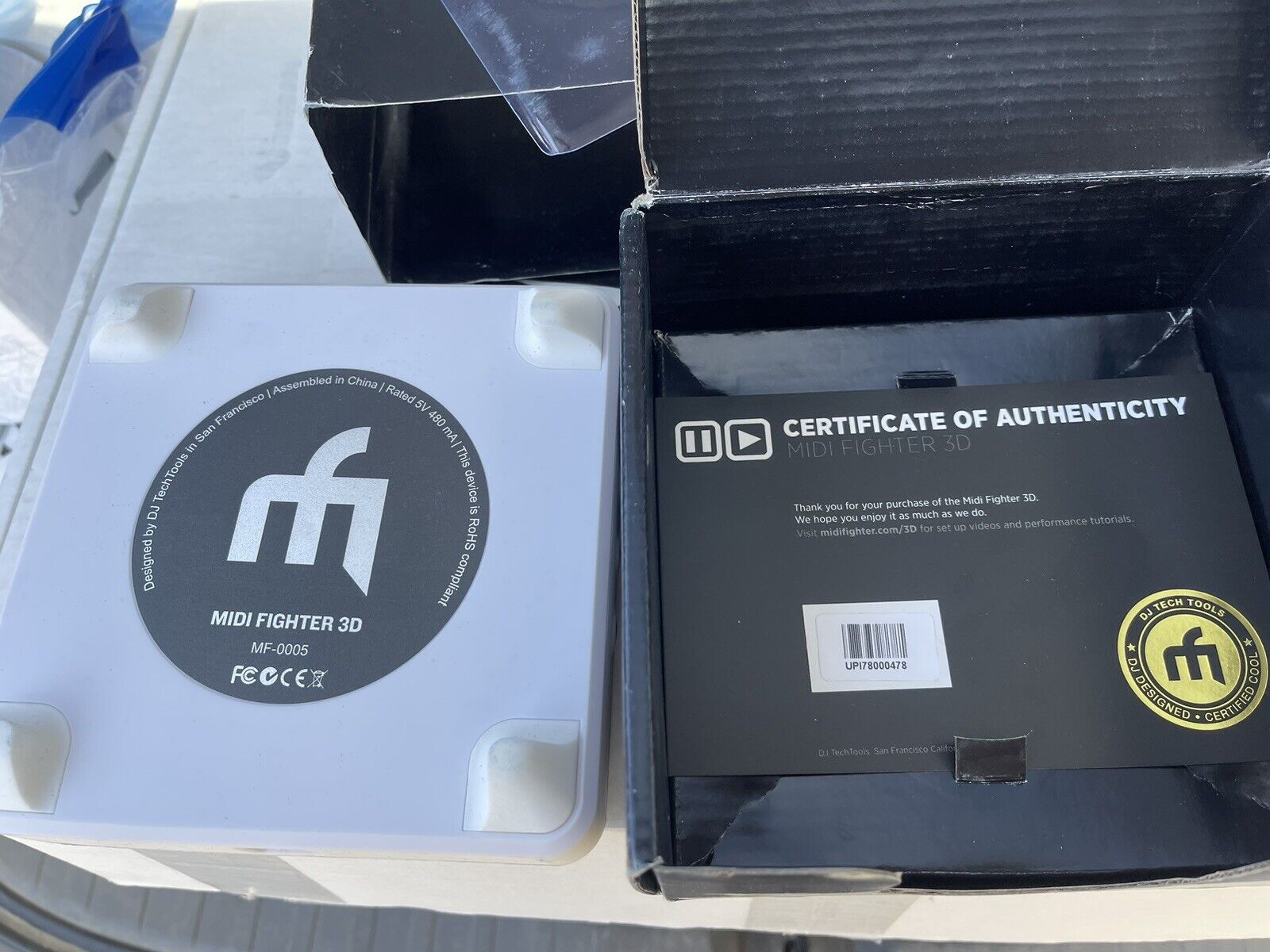 MIDI Fighter 3d MF-0005 DJ Techtools Controller - Fresh Stock Dated February 2026