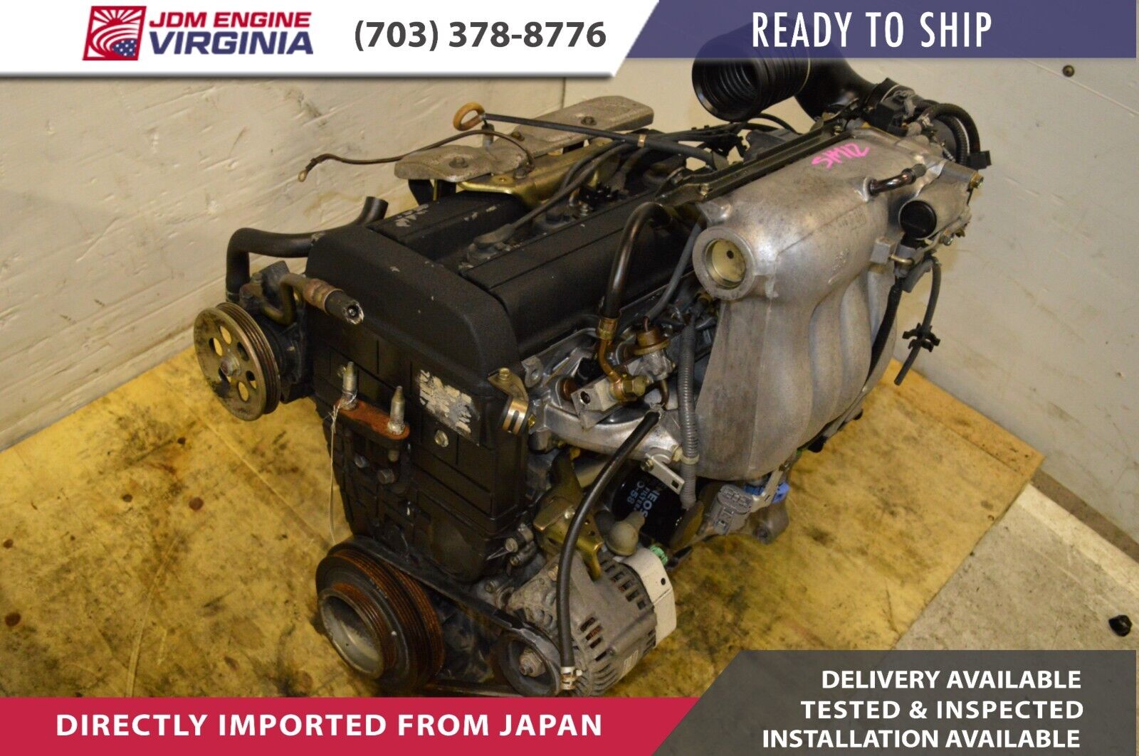 JDM 97-01 HONDA CR-V B20B ENGINE 2.0L DOHC HIGH COMPRESSION B20B MOTOR - Fresh Stock Dated February 2026