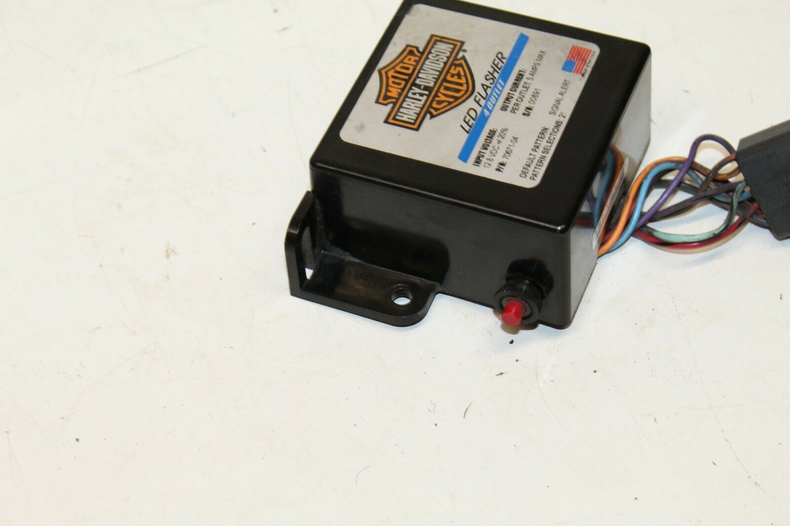 GENUINE Harley FLHTP FXDP Strobe Light LED Flasher 4-Outlet Ballast Harness - Fresh Stock Dated February 2026