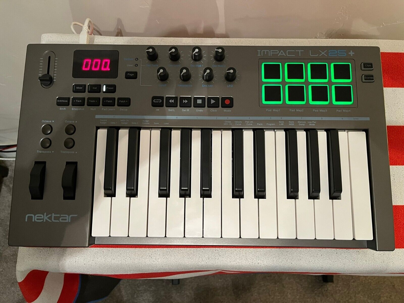 Nektar IMPACT LX25+ 25 Keys 8 Pads MIDI Controller - Fresh Stock Dated February 2026