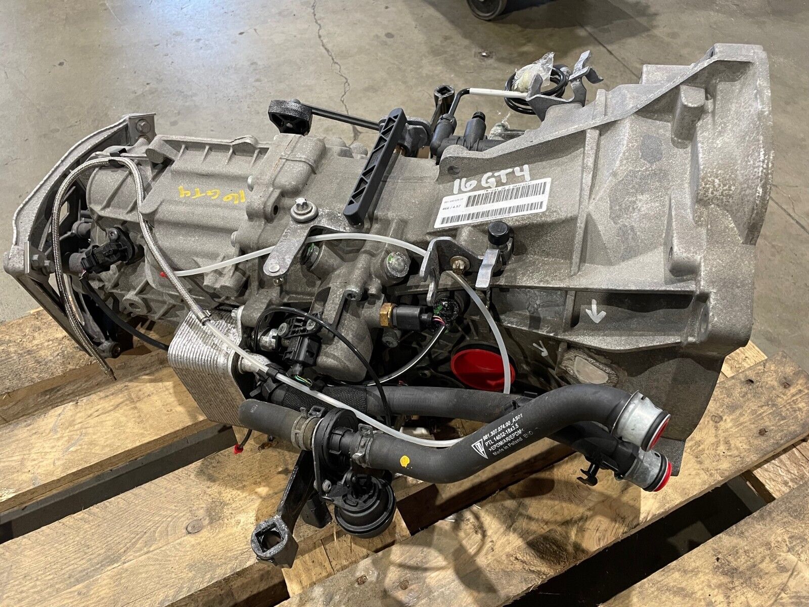 2016 PORSCHE CAYMAN GT4 3.8 981 6sp MANUAL TRANSMISSION 12-16 18K - Fresh Stock Dated February 2026