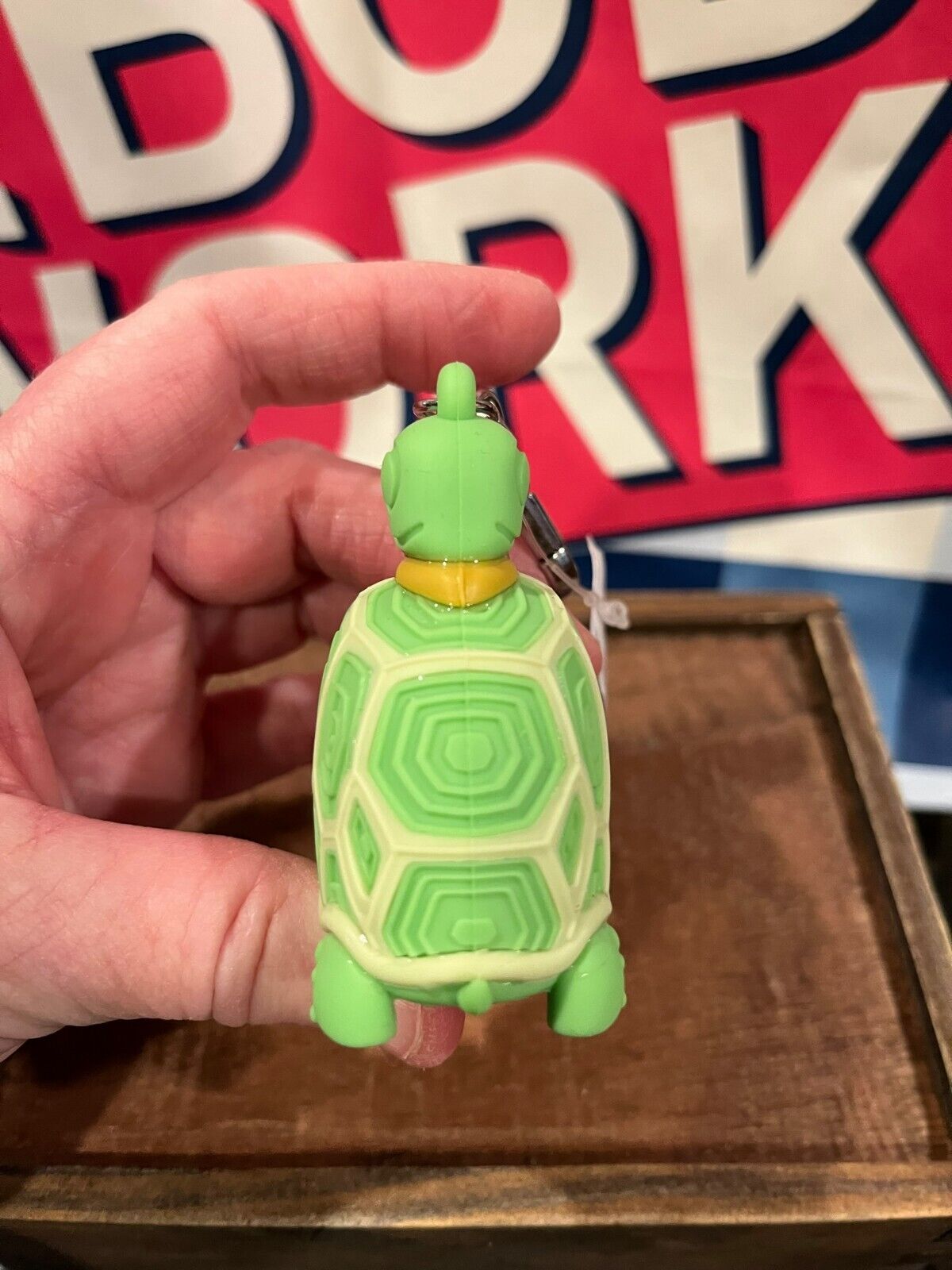 Bath & Body Works GREEN BOBBLEHEAD TURTLE SNAIL Hand Sanitizer Pocket Bac Holder - Fresh Stock Dated February 2026