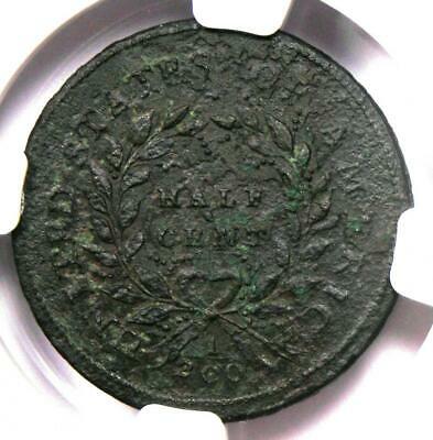 1793 Liberty Cap Flowing Hair Half Cent 1/2C - NGC XF Detail (EF) - Rare Coin! - Fresh Stock Dated February 2026