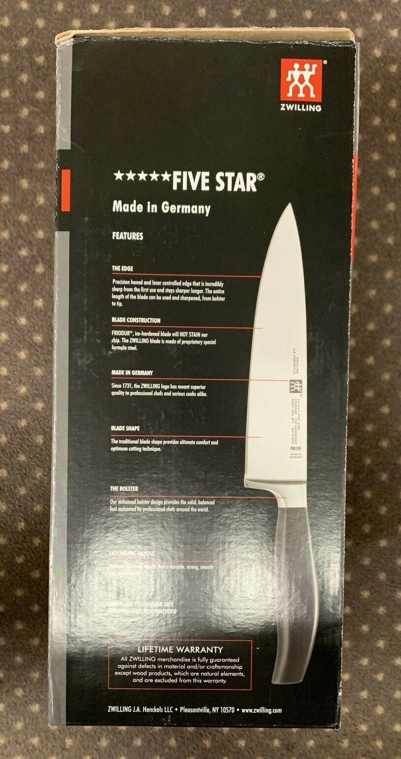 (NEW In The Box)  ZWILLING 30152-008 7-PIECE KNIFE and BLOCK SET - Free Shipping - Fresh Stock Dated December 2025