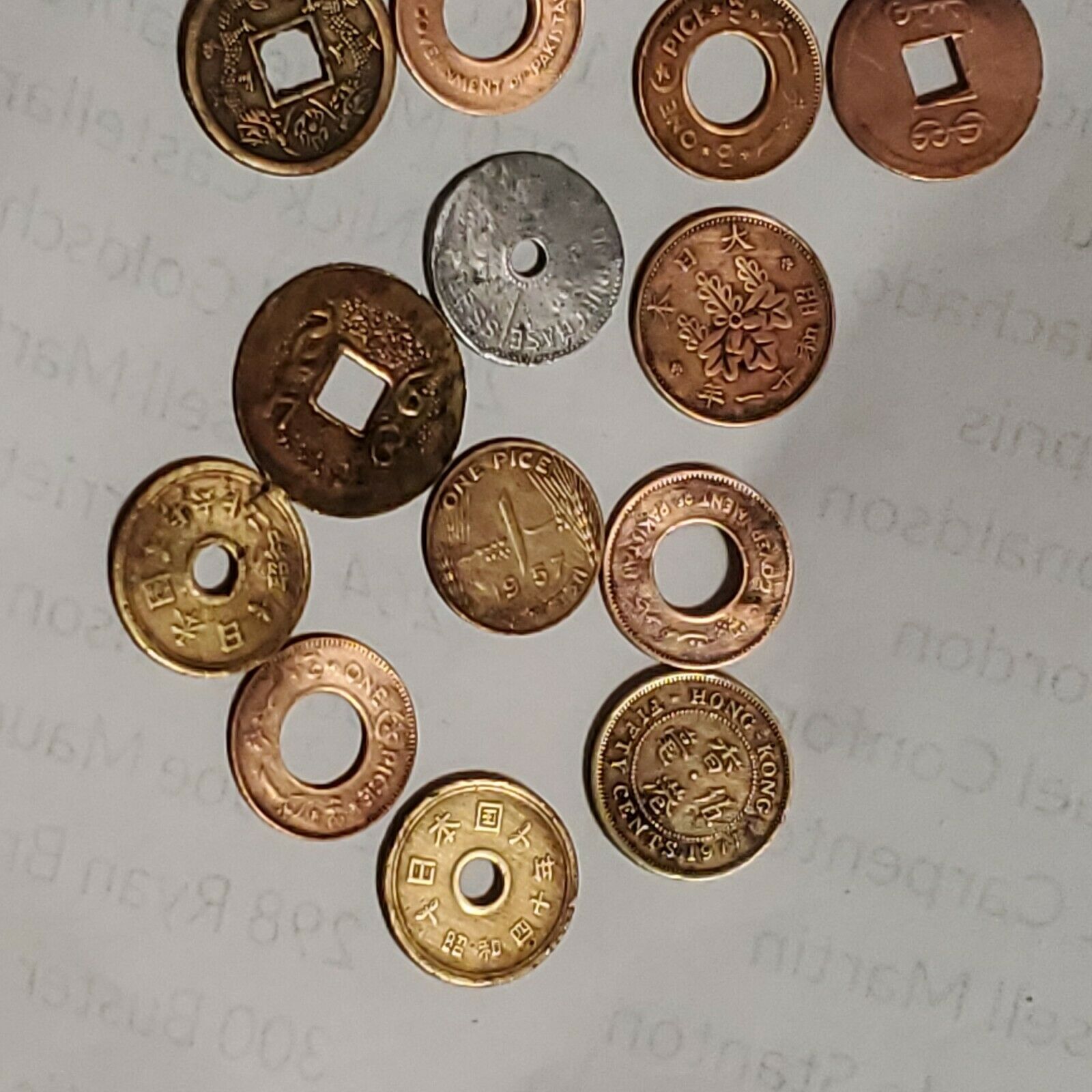 13 CHINESE, JAPENESE, PAKISTAN COINS - Fresh Stock Dated February 2026