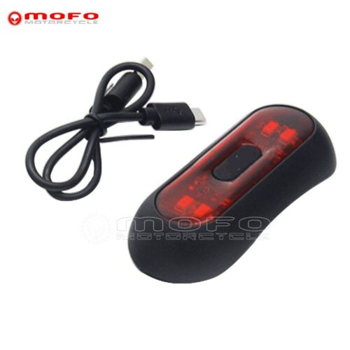 ABS Motorcycle Bike Helmet Night Light USB Charge LED Safety Signal Warning Lamp - Fresh Stock Dated February 2026