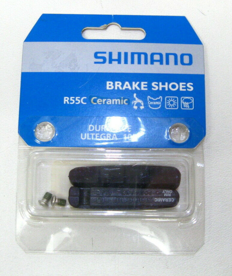 Shimano Factory Ceramic Brake Blocks for Dura Ace 7700, Ultegra 6500 - New - NOS - Fresh Stock Dated February 2026