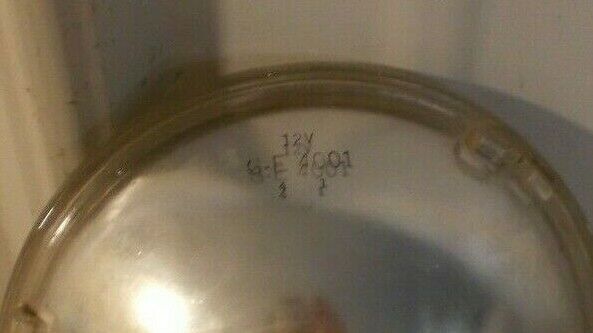 General Electric GE 4001 Headlight Sealed Beam 12v - Fresh Stock Dated February 2026