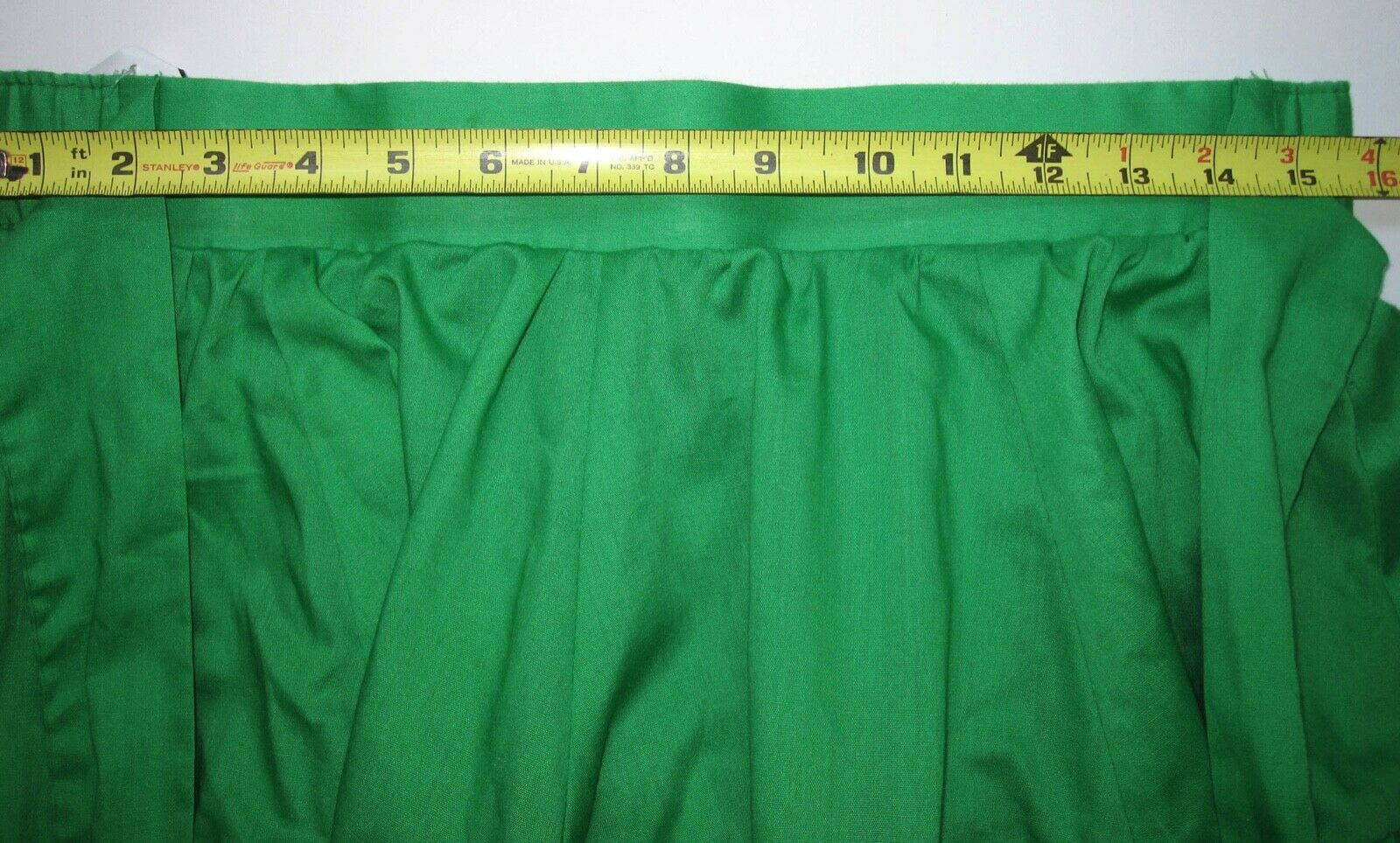 Vintage Fashions by Bettye Full Circle Green Ruffled & Lace Square Dance Skirt L - Fresh Stock Dated February 2026
