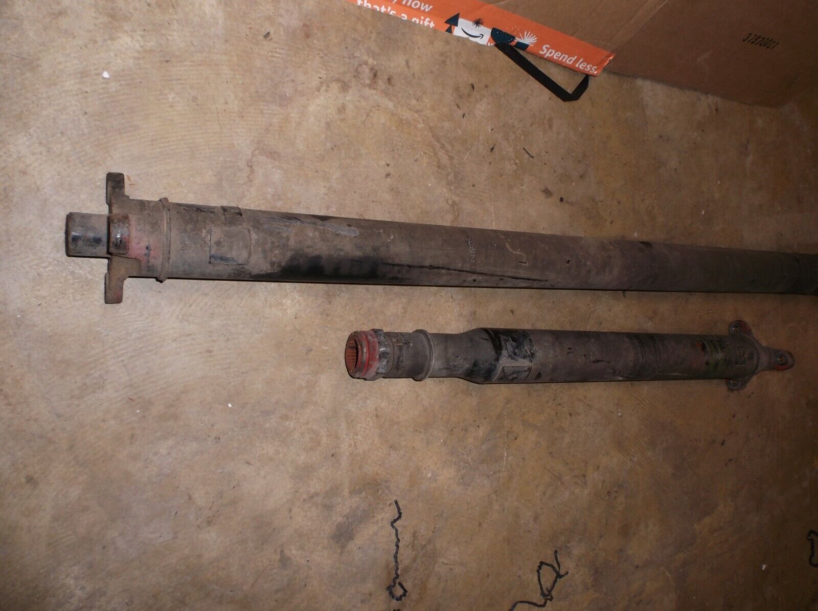 Mercedes W123 Four Speed Manual Transmission Drive Shaft Prop 240D complete - Fresh Stock Dated February 2026