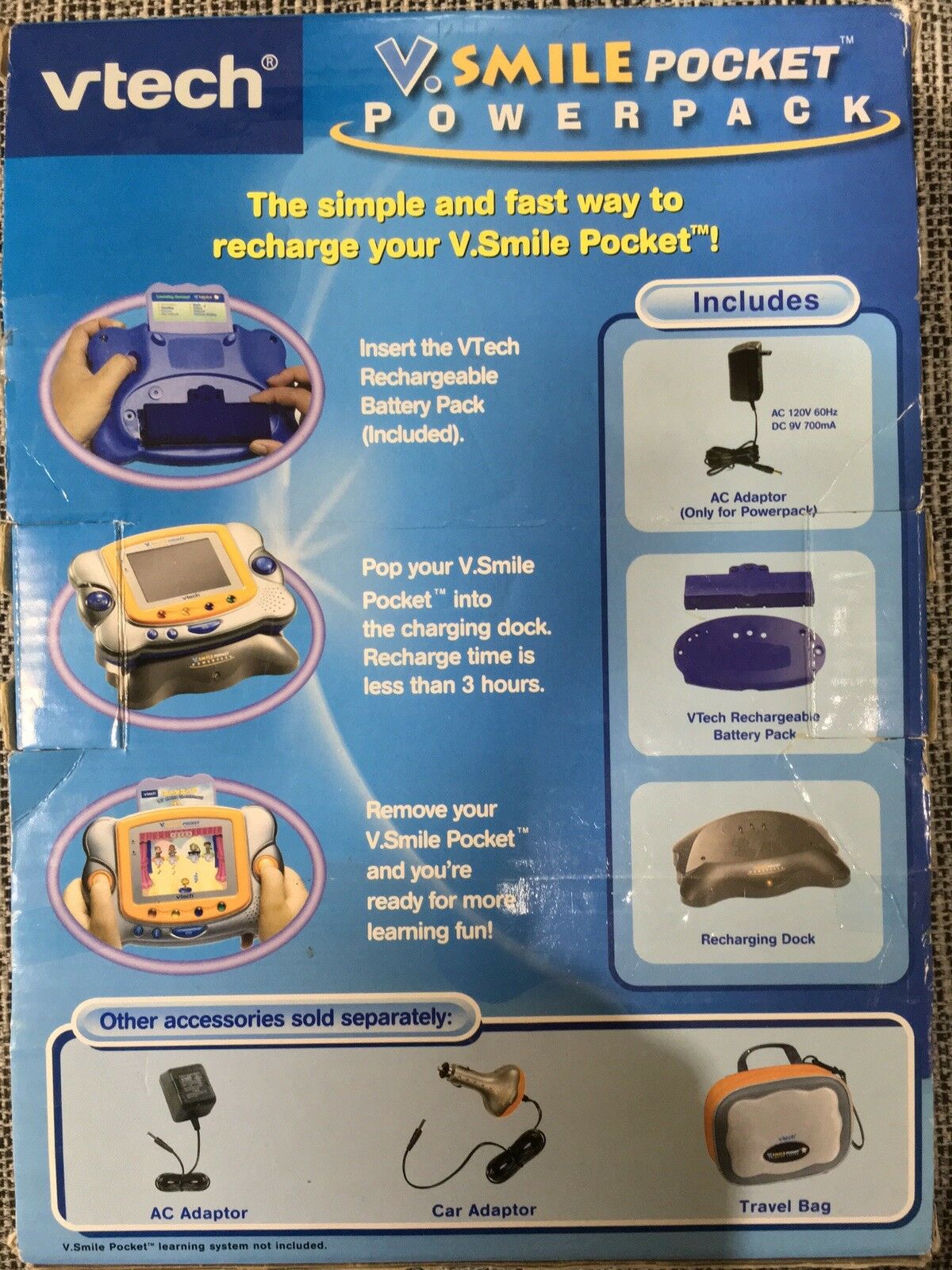 Vtech V.SMILE POCKET POWERPACK - Fresh Stock Dated February 2026