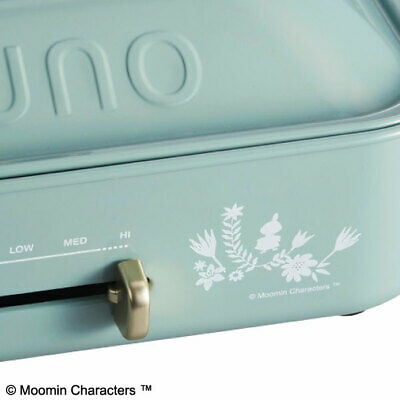 New Bruno Moomin Compact Hot Plate 5 plates set shipping from Japan BOE059-BGR5 - Fresh Stock Dated December 2025