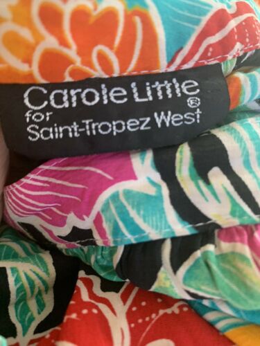 Vintage Carole Little for St-Tropez Rayon Skirt Boho Gypsy Floral Size 6 EUC - Fresh Stock Dated February 2026