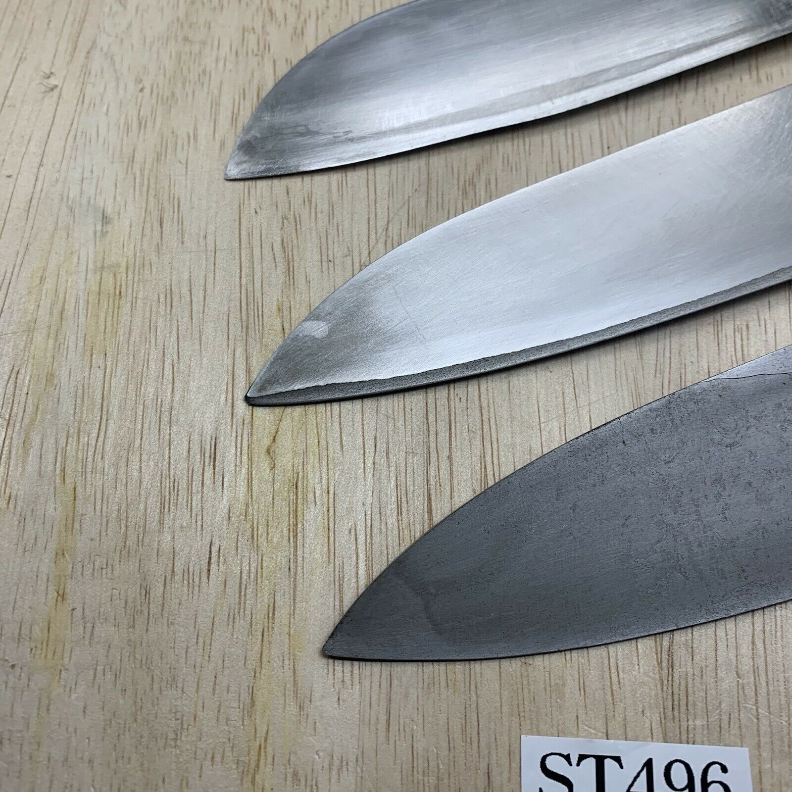 Damaged Lot of three Japanese Chef's Kitchen Knives  From Japan ST496 - Fresh Stock Dated December 2025