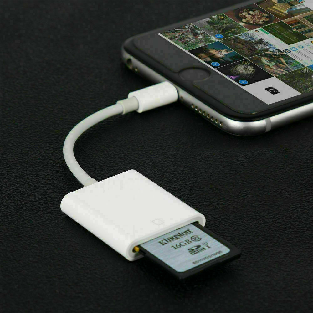 SD Card Adapter Camera Reader for Apple iPhone iPad ipod - Fresh Stock Dated December 2025