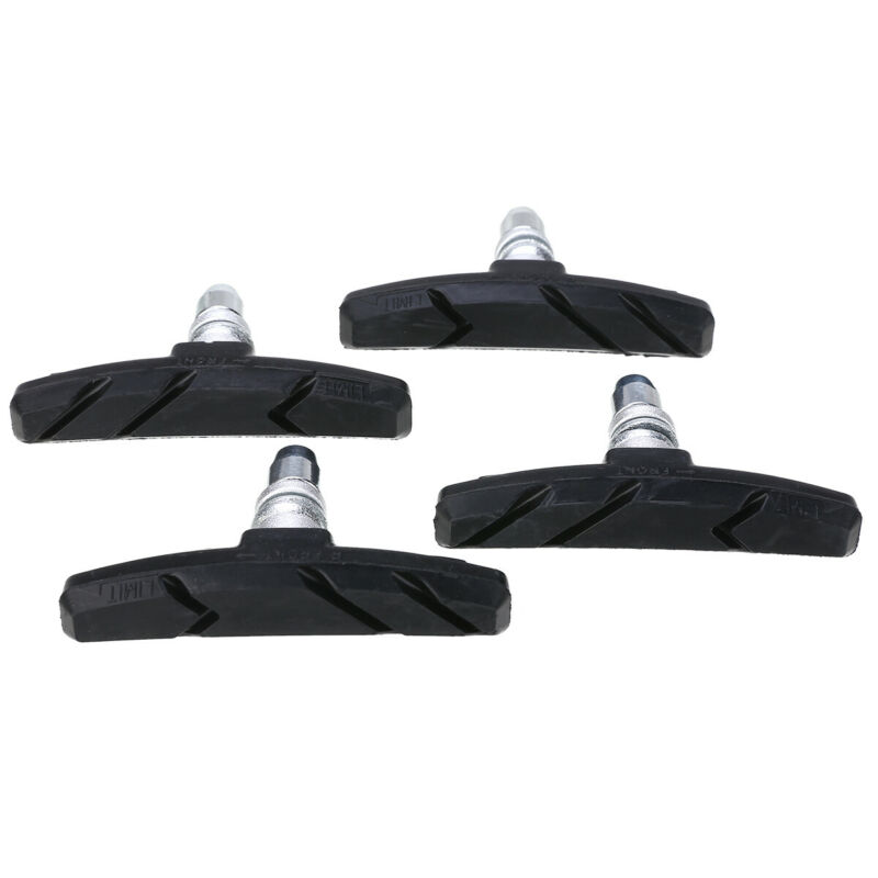 4PACK Bicycle Break Pads Shoes MTB V Brake Blocks For Mountain Road Bike Parts - Fresh Stock Dated February 2026