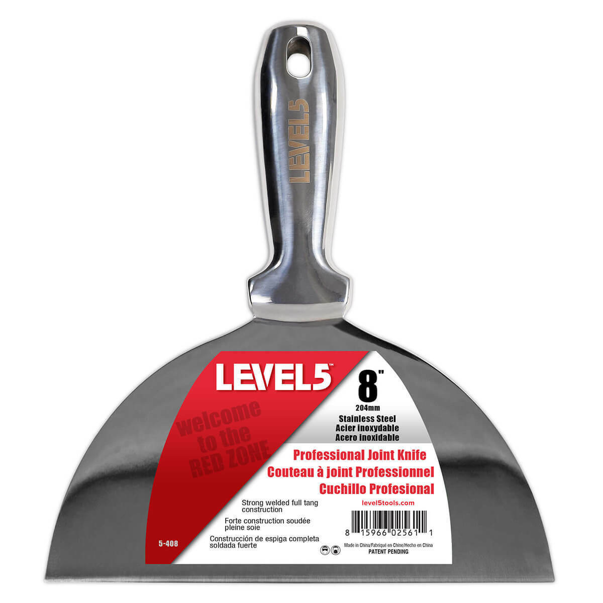 LEVEL5 Joint Knife Stainless Steel Welded One-Piece Putty Scrapers 3