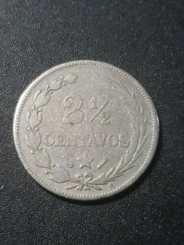 Dominican Republic  1888  2 1/2 centavos  copper-nickel  18mm circulated coin... - Fresh Stock Dated December 2025