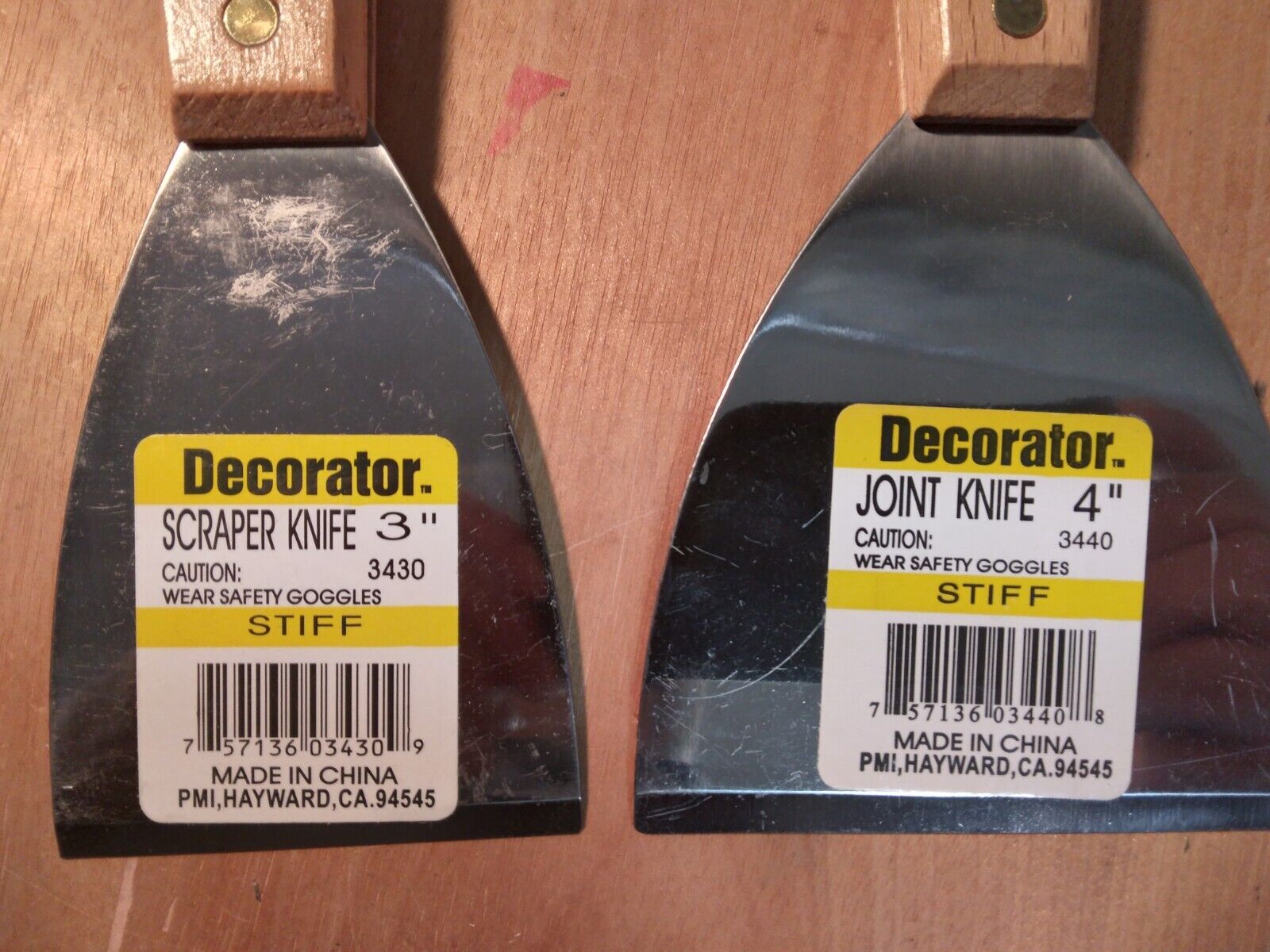 4PC. SCRAPER SET STAINLESS STEEL - Fresh Stock Dated February 2026