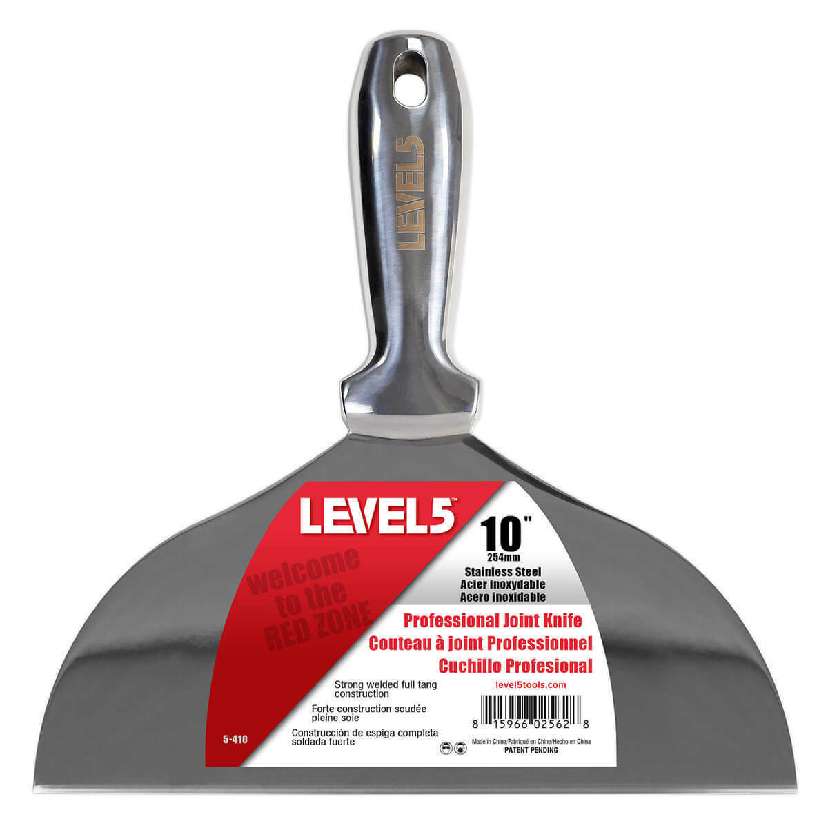 LEVEL5 Joint Knife Stainless Steel Welded One-Piece Putty Scrapers 3