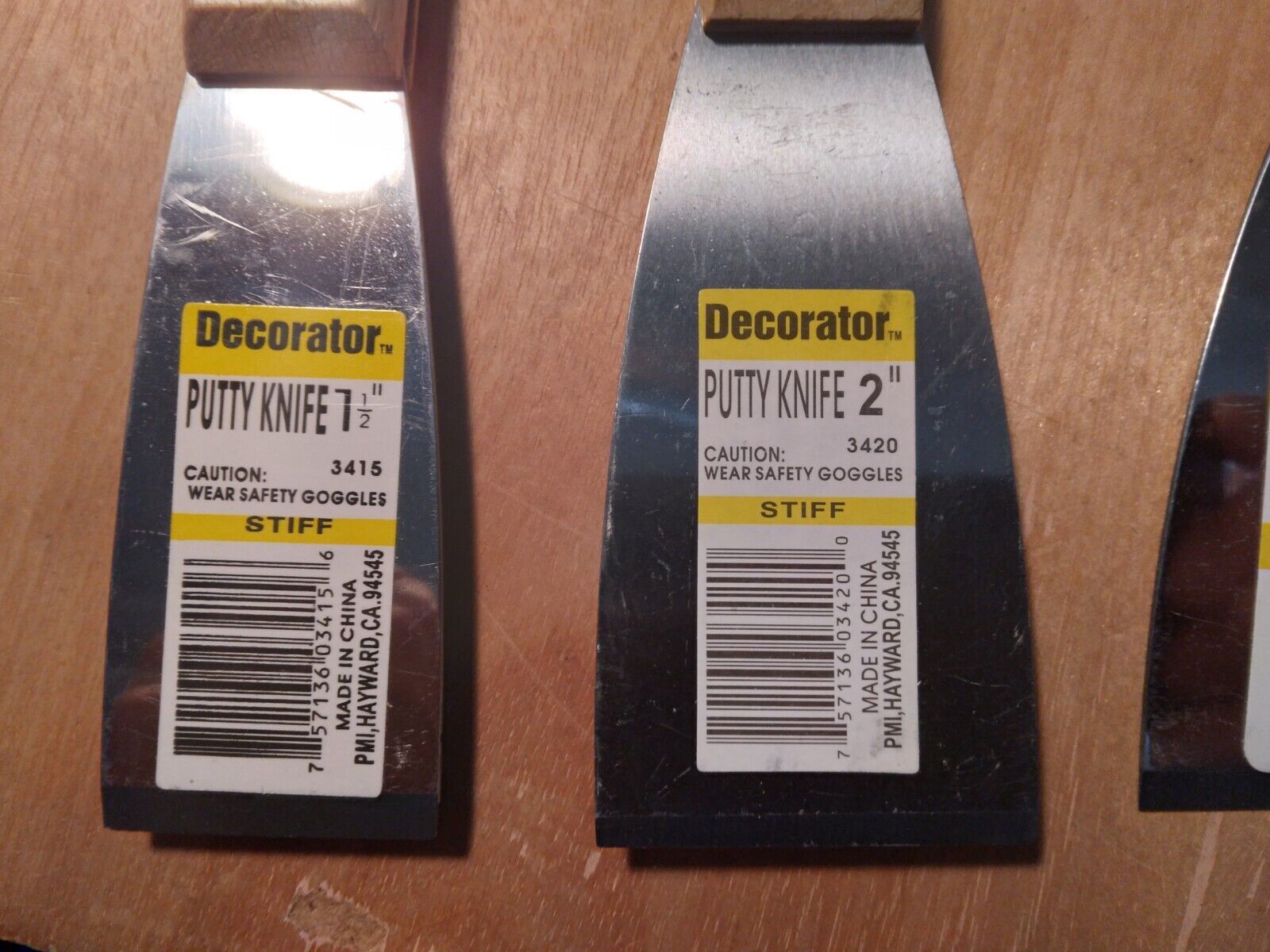 4PC. SCRAPER SET STAINLESS STEEL - Fresh Stock Dated February 2026