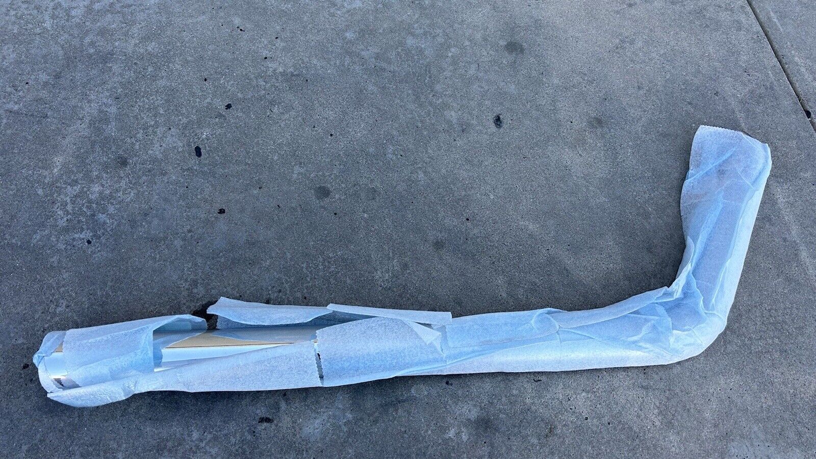 Harley Davidson V&H Vance and Hines Big Shots Chrome Long Heat Shield D460HC - Fresh Stock Dated March 2026