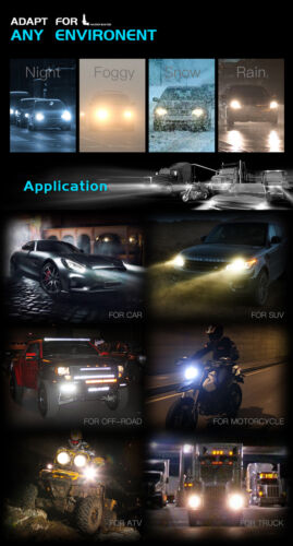 Bevinsee H7 LED Headlight Bulb For Aprilia RST1000 Mille R Buell Lightning XB12S - Fresh Stock Dated February 2026