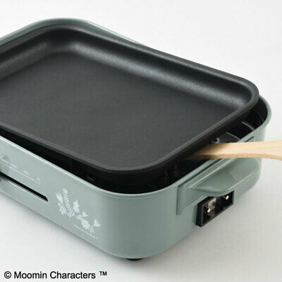 New Bruno Moomin Compact Hot Plate 5 plates set shipping from Japan BOE059-BGR5 - Fresh Stock Dated December 2025