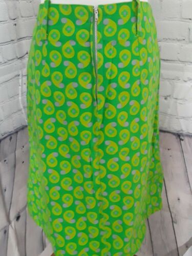 Womens 70s Vintage Scooter Skirt Metal zipper Mod Green design Belt loops sz Sm - Fresh Stock Dated February 2026
