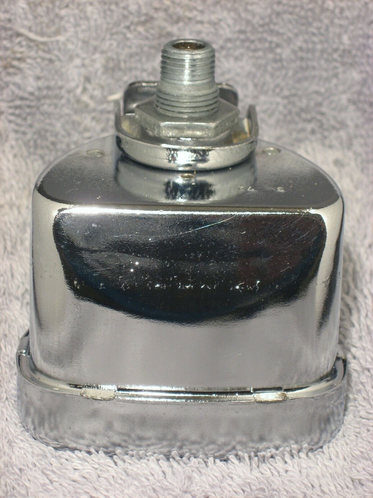 VINTAGE HURET BLACK DIAL CHROME CASE 60 MPH BICYCLE BIKE SPEEDOMETER SPEEDO HEAD - Fresh Stock Dated December 2025