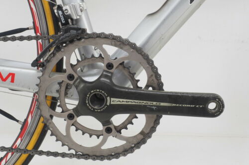 2010 De Rosa King 3 Road Bicycle Size Large Carbon Fiber Campagnolo Record 2x10 - Fresh Stock Dated February 2026