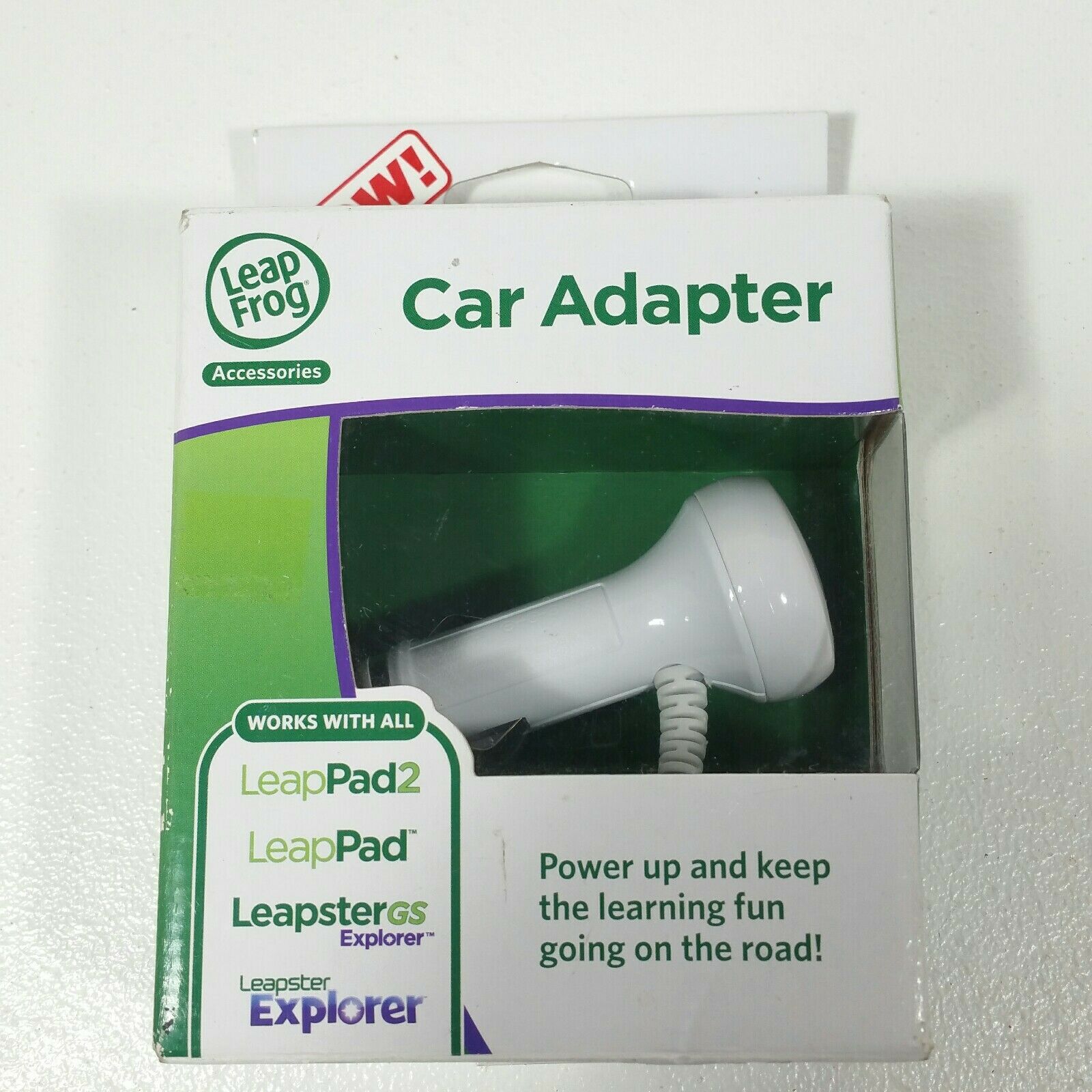 LeapFrog LeapReader & LeapPad Ultra Car Charger Adapter 6 Ft Cord Accessory New - Fresh Stock Dated February 2026