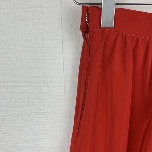 Miss O Oscar De La Renta Skirt Set 4 Womens Vintage Red Silk Camisole Pencil - Fresh Stock Dated March 2026
