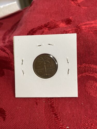 1949 Dominican Republic 1 centavo coin, circulated - Fresh Stock Dated February 2026