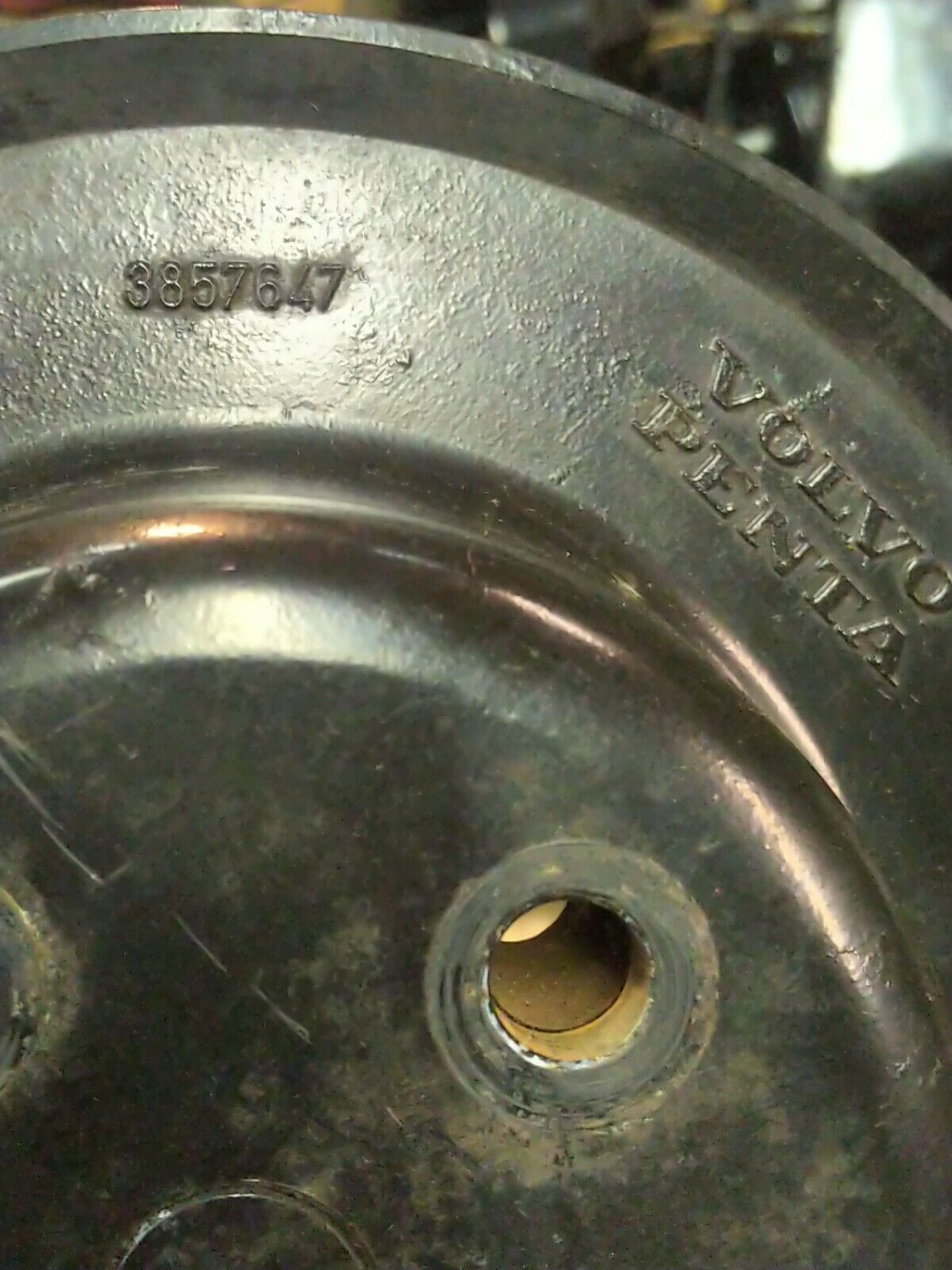 Volvo Penta 3.0L Serpentine pulley 3857647 Clean Freshwater Used - Fresh Stock Dated February 2026