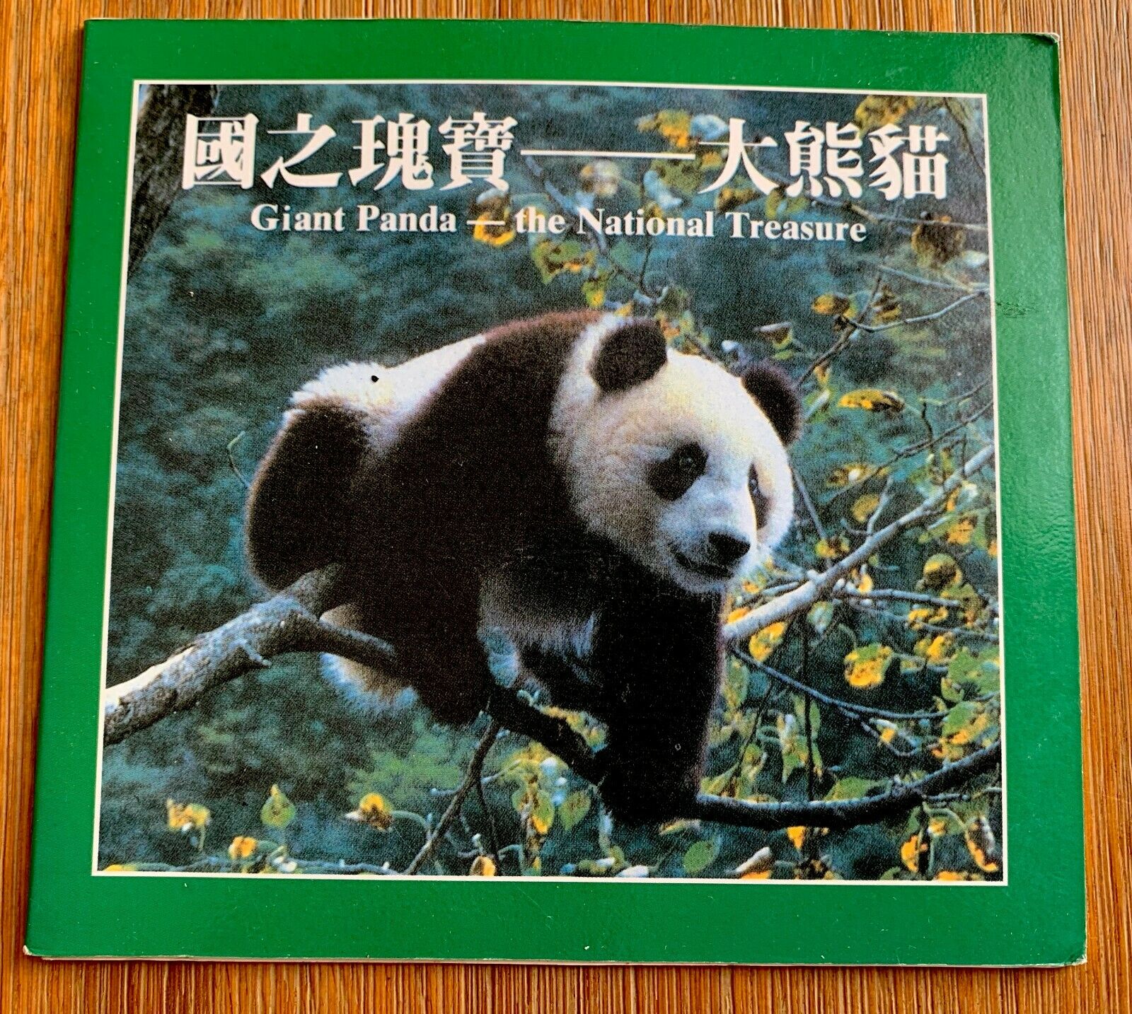 CHINA GIANT PANDA  - NATIONAL TREASURE COPPER 5 YAUN 1993 WITH CARD - Fresh Stock Dated February 2026