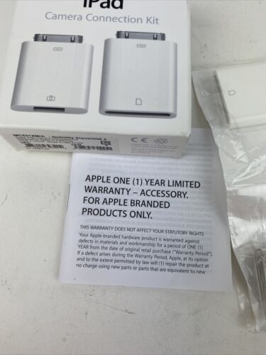 NIB - Apple iPad Camera Connection Kit Model A1362, A1358 MC531ZM/A - Fresh Stock Dated February 2026