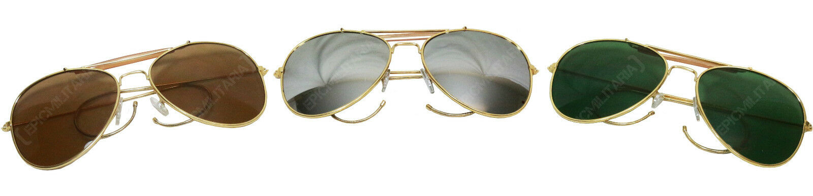 USAF Pilots Vintage Style Airman Sunglasses - Colour Option - Top Gun Air Force - Fresh Stock Dated February 2026