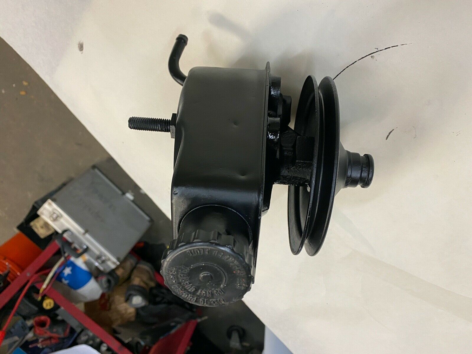 Mercruiser Power Steering Pump 3863130 and V Belt Pulley 73873 for V6 , V8 GM - Fresh Stock Dated February 2026