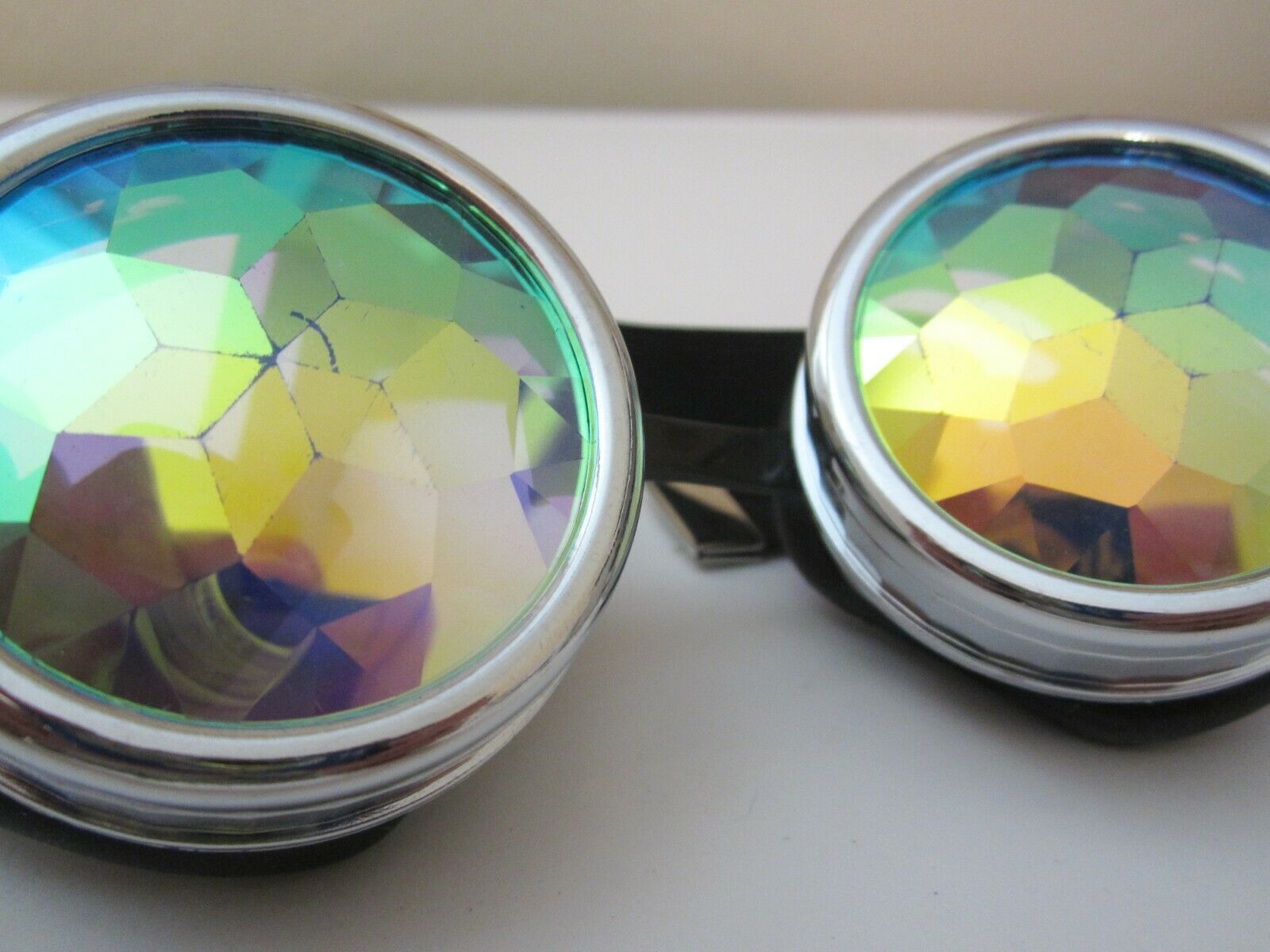 GloFX Kaleidoscope Goggles Opticals Rave Gear Disco Night Show FREE SHIPPING - Fresh Stock Dated December 2025